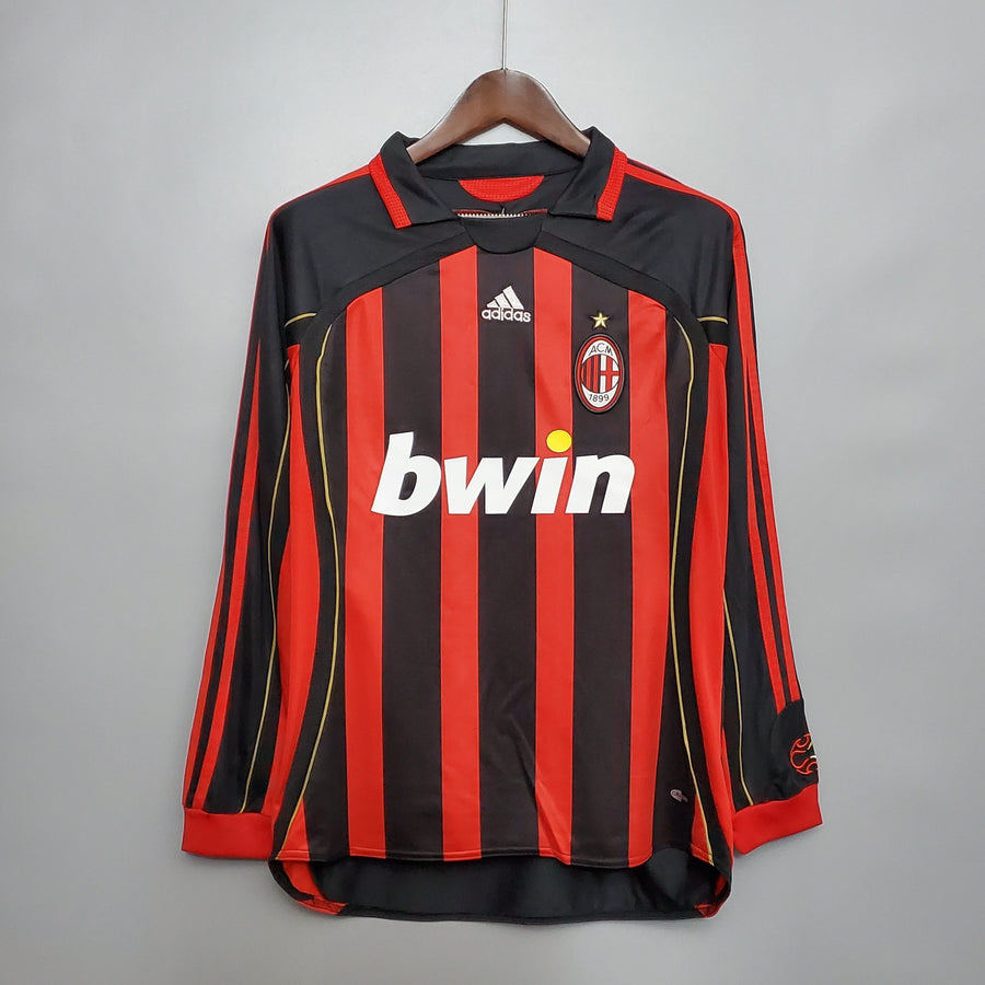 Jersey retro AC Milan 2006 manga larga