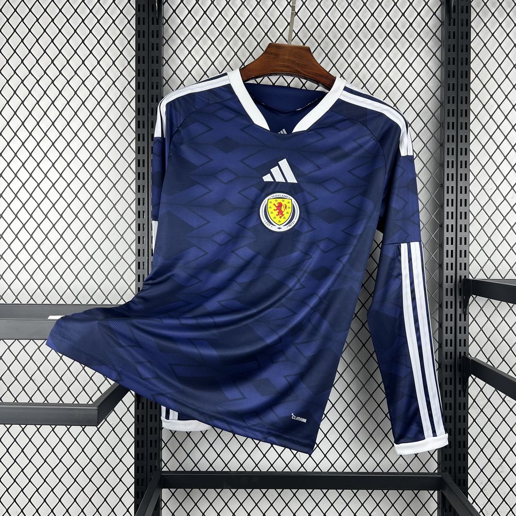 Jersey Escocia local 2026 manga larga