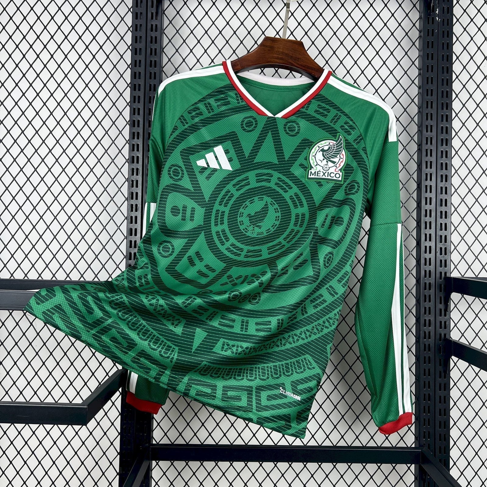 Jersey Mexico local 2026 manga larga