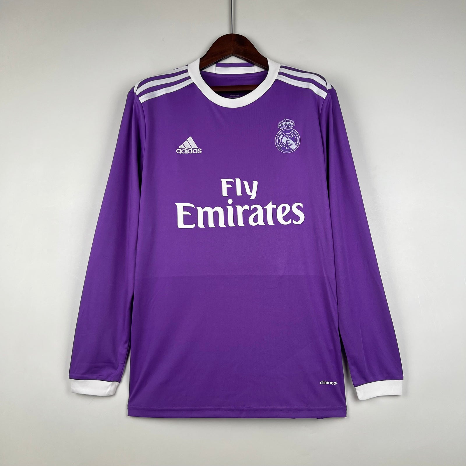 Jersey retro Real Madrid manga larga 2016
